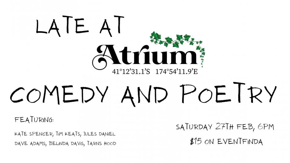 Comedy &amp; Poetry @ The Atrium