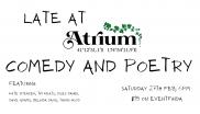 Comedy & Poetry @ The Atrium